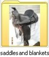 saddles blankets